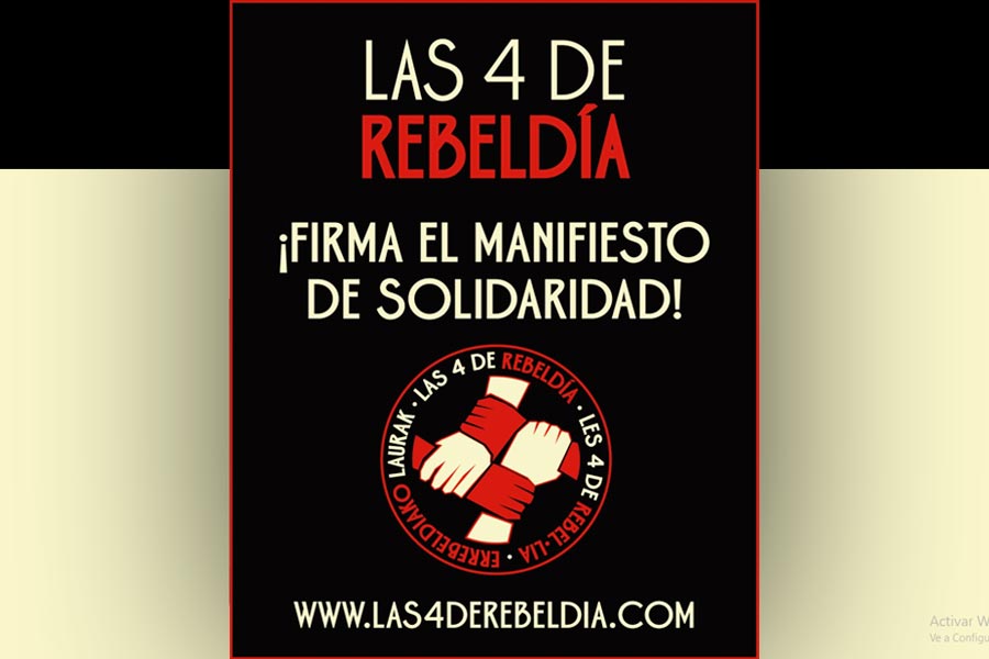 Sinatu Rebeldíako 4en aldeko elkartasun manifestua