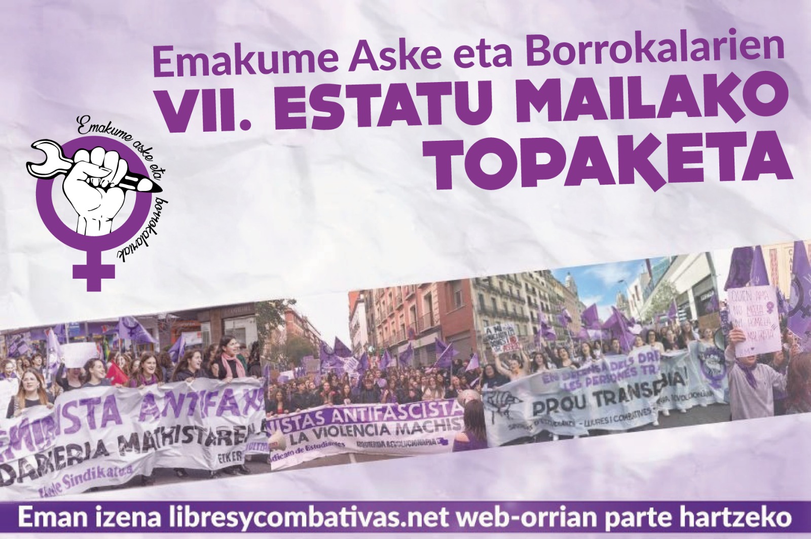 Har ezazu parte Emakume Aske eta Borrokalarien VII. topaketan