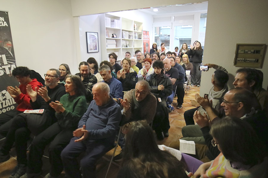 Bilboko Rosa Luxemburg Gunearen inaugurazioa