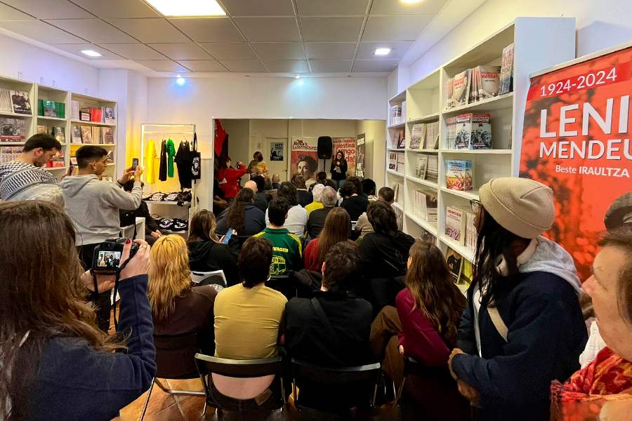 Aretoa beteta, Bilboko Rosa Luxemburg Gunea inauguratu genuen